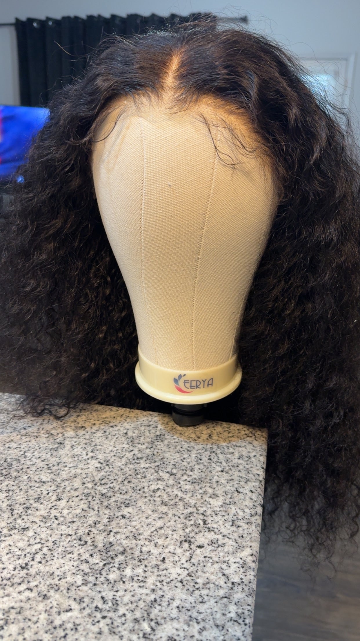 13x4 Custom HD Lace Deep Wave custom Wig – 24” | 250% Density / Pre-plucked, pre bleached and styled