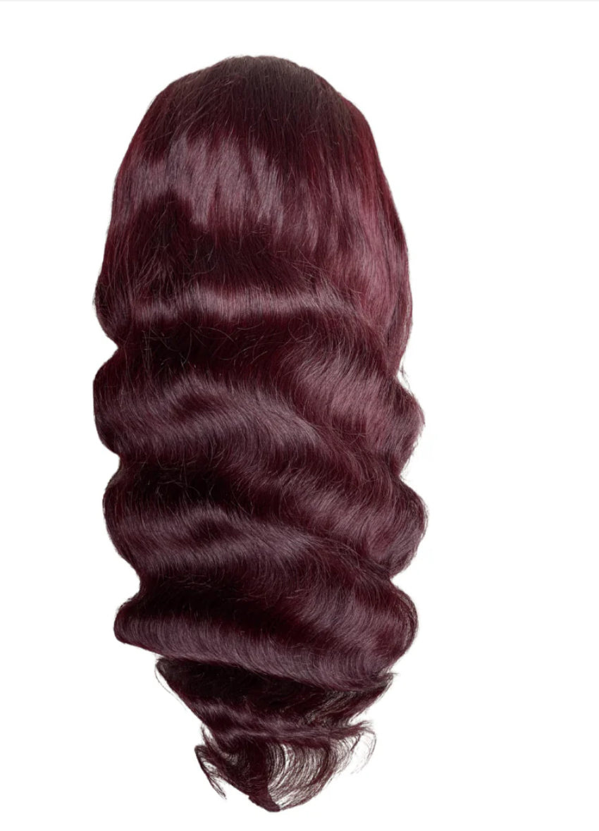 HD Lace Wig – 99J HD Lace Wig – Wine Red Beauty